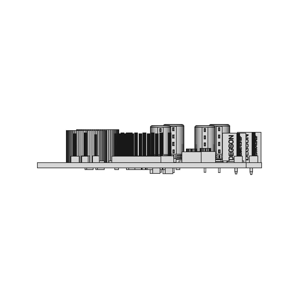 Modul Pic24Fj128Ga106 - Downloadable CAD Representation_90_0_degree_snapshot