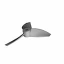 Right Hand Threaded Propeller( 3 Blades ) | 3D Engineering Design File_60_30_degree_snapshot
