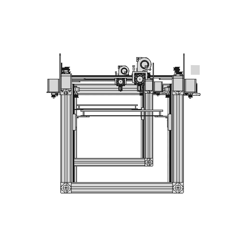 3D Printer Core Xy Diy - Standard Mechanical Component_90_0_degree_snapshot