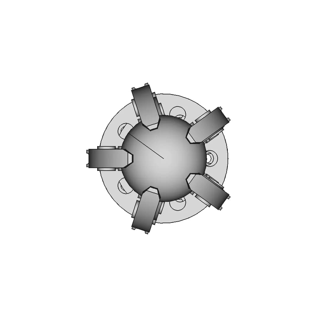 Five Clamp Gripper | High-Quality CAD Model_270_0_degree_snapshot