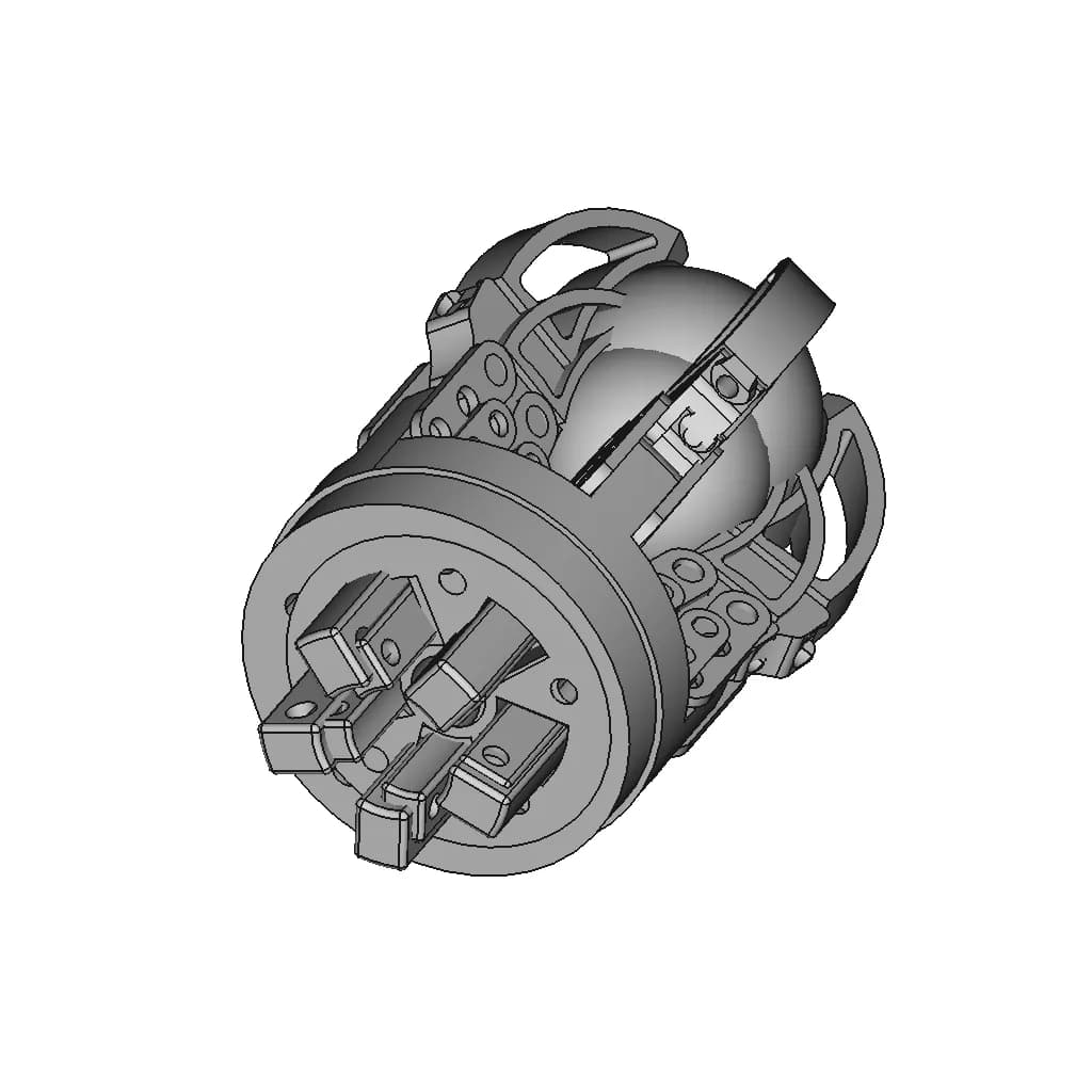 Five Clamp Gripper | High-Quality CAD Model_60_30_degree_snapshot