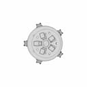 Five Clamp Gripper | High-Quality CAD Model_90_0_degree_snapshot