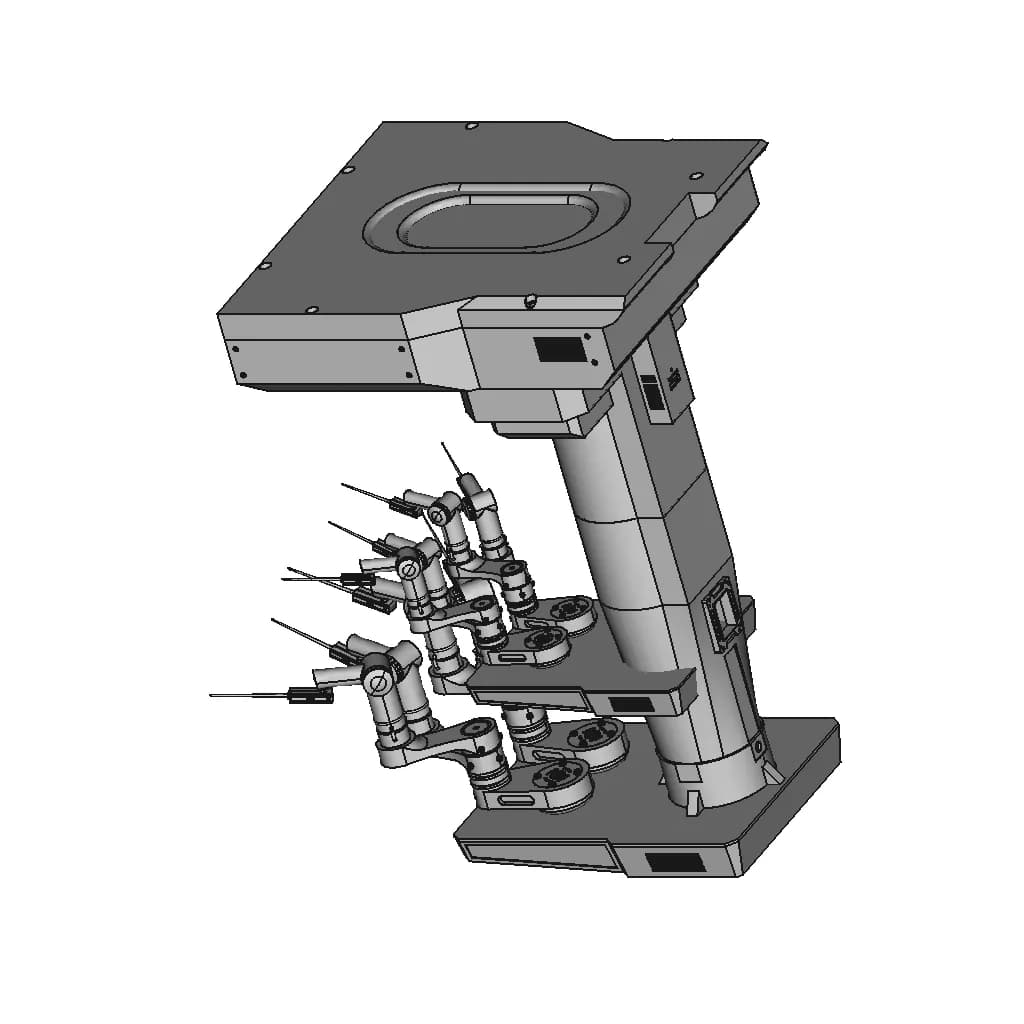Solidworks 3D Design And Assembly Of A Collaborative Surgery Robot - Downloadable CAD Representation_60_30_degree_snapshot