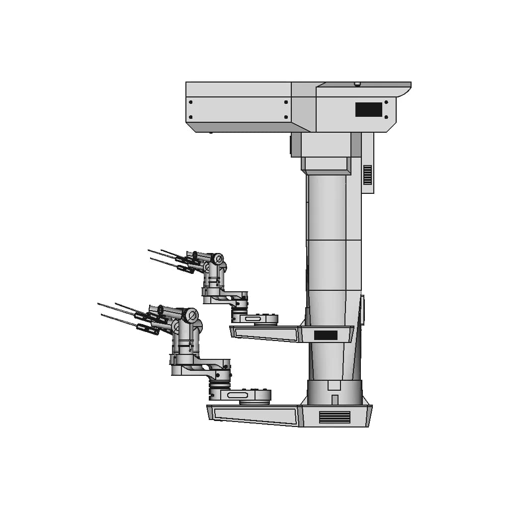 Solidworks 3D Design And Assembly Of A Collaborative Surgery Robot - Downloadable CAD Representation_90_0_degree_snapshot