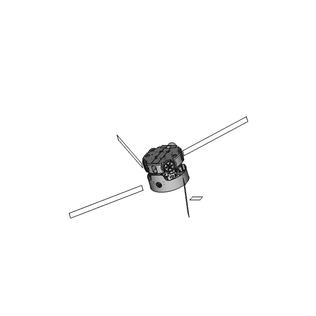 2023 Robocup Small Size League Division B World Champion Robot - Standard Mechanical Component_60_30_degree_snapshot