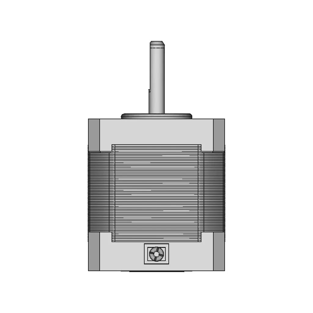 Stepper Motor 17Hs19-2004S - Standard Mechanical Component_90_0_degree_snapshot