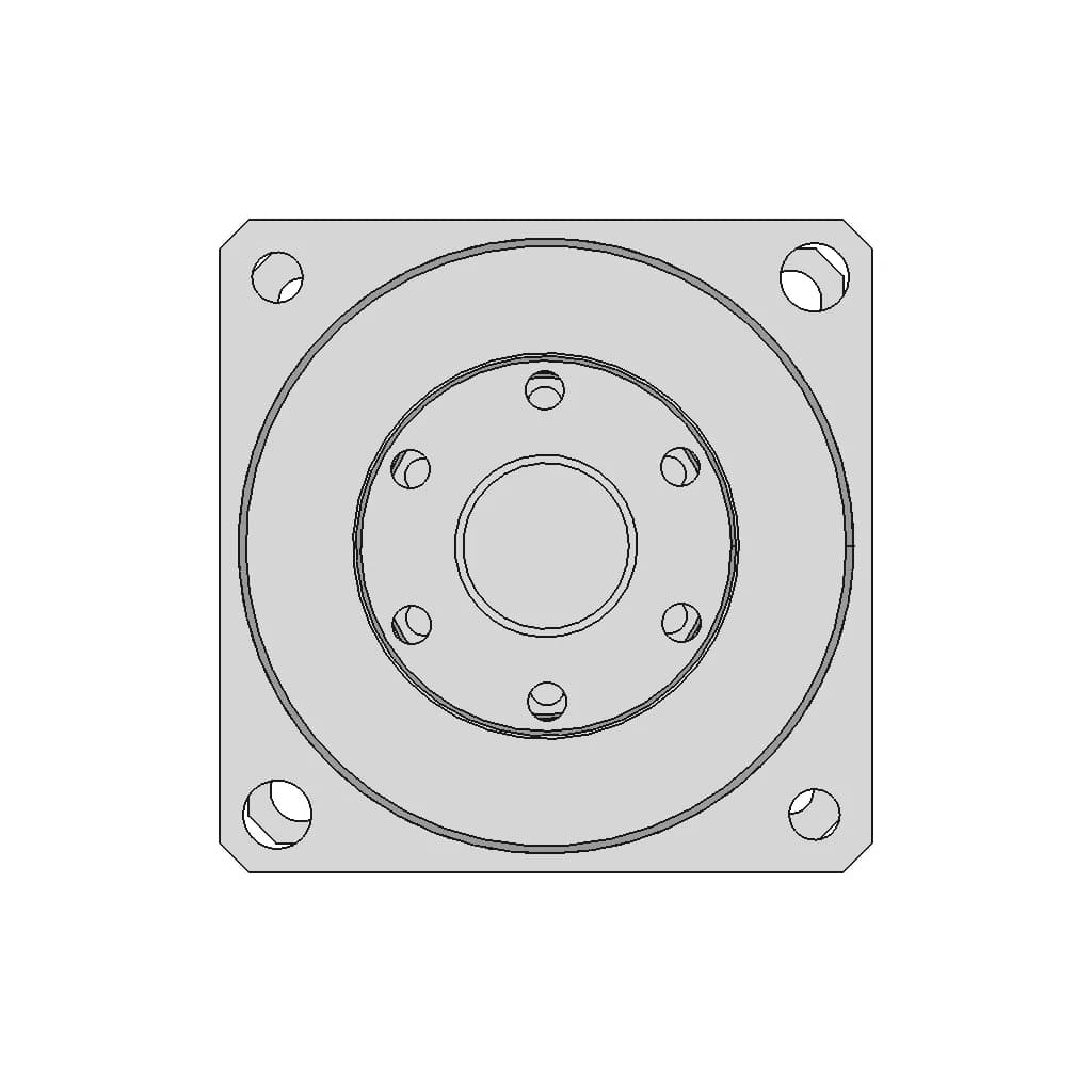 Minif-11 Harmonic Reducer For Nema17 - Downloadable CAD Representation_0_0_degree_snapshot