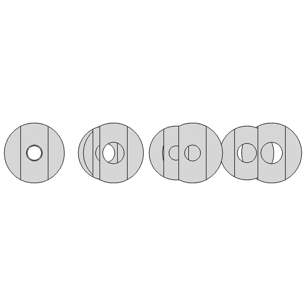 T-Nuts Brass For Board Foil - Downloadable CAD Representation_0_0_degree_snapshot
