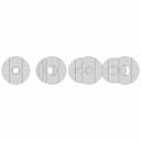 T-Nuts Brass For Board Foil - Downloadable CAD Representation_0_0_degree_snapshot