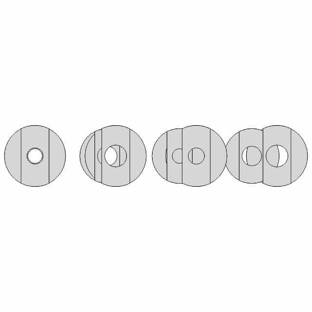 T-Nuts Brass For Board Foil - Downloadable CAD Representation