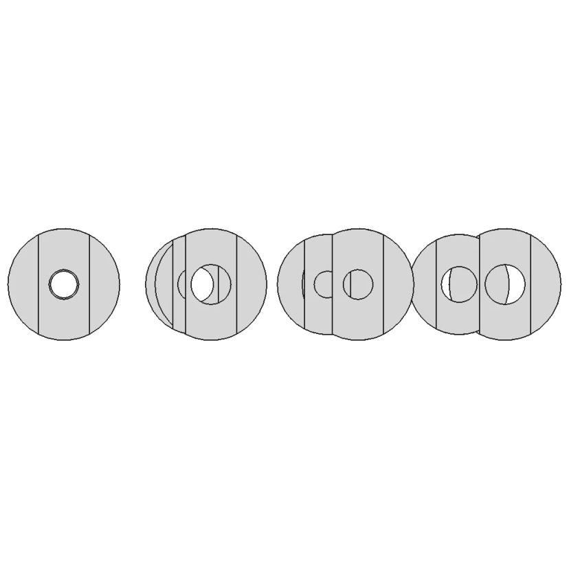 T-Nuts Brass For Board Foil - Downloadable CAD Representation