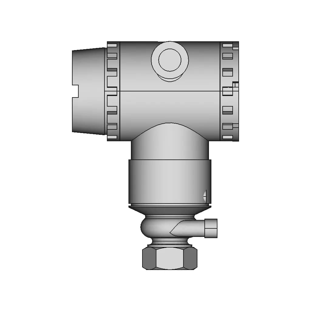 Pressure Transmitter | 3D Engineering Design File_0_90_degree_snapshot