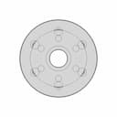 Welding Neck Flange | High-Quality CAD Model_0_0_degree_snapshot