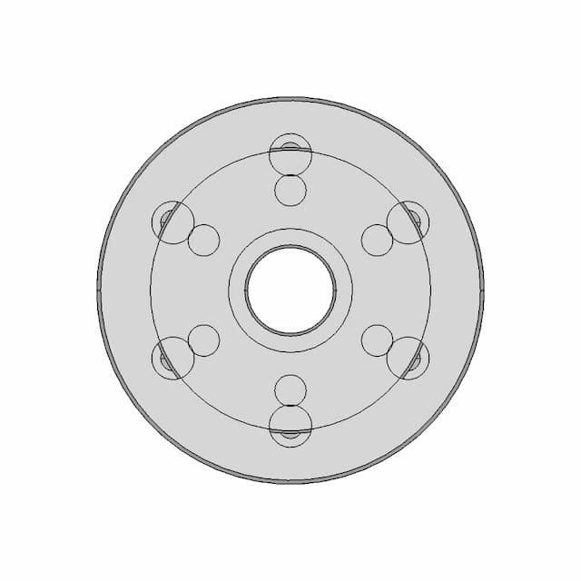 Welding Neck Flange | High-Quality CAD Model