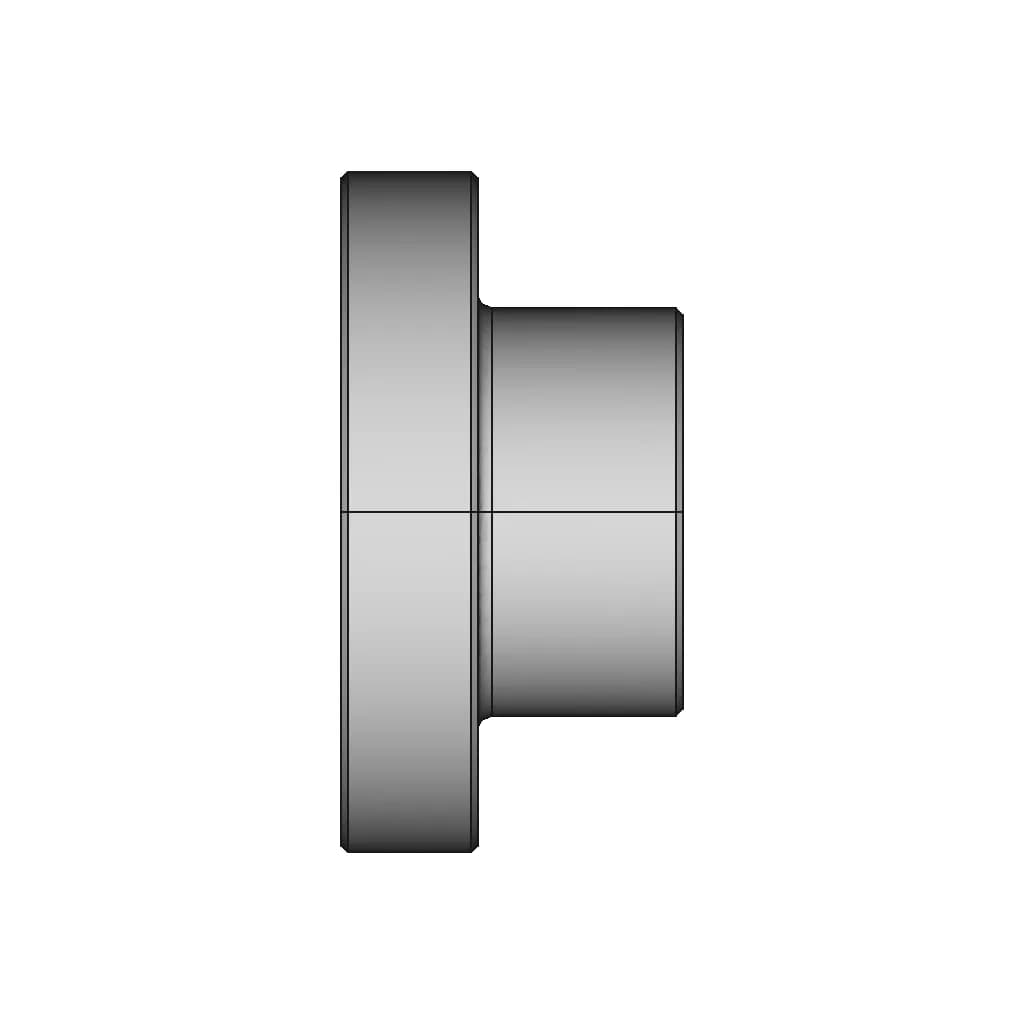 Welding Neck Flange | High-Quality CAD Model_0_90_degree_snapshot