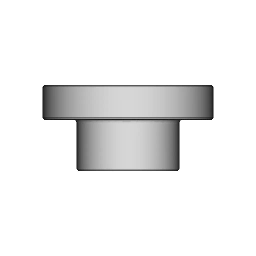 Welding Neck Flange | High-Quality CAD Model_90_0_degree_snapshot