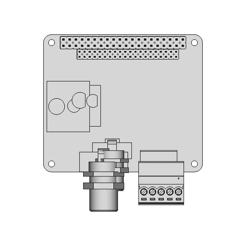 Pican-M With Can-Bus Micro-C And Rs422 Connector + 3A Smps | 3D Engineering Design File_0_0_degree_snapshot
