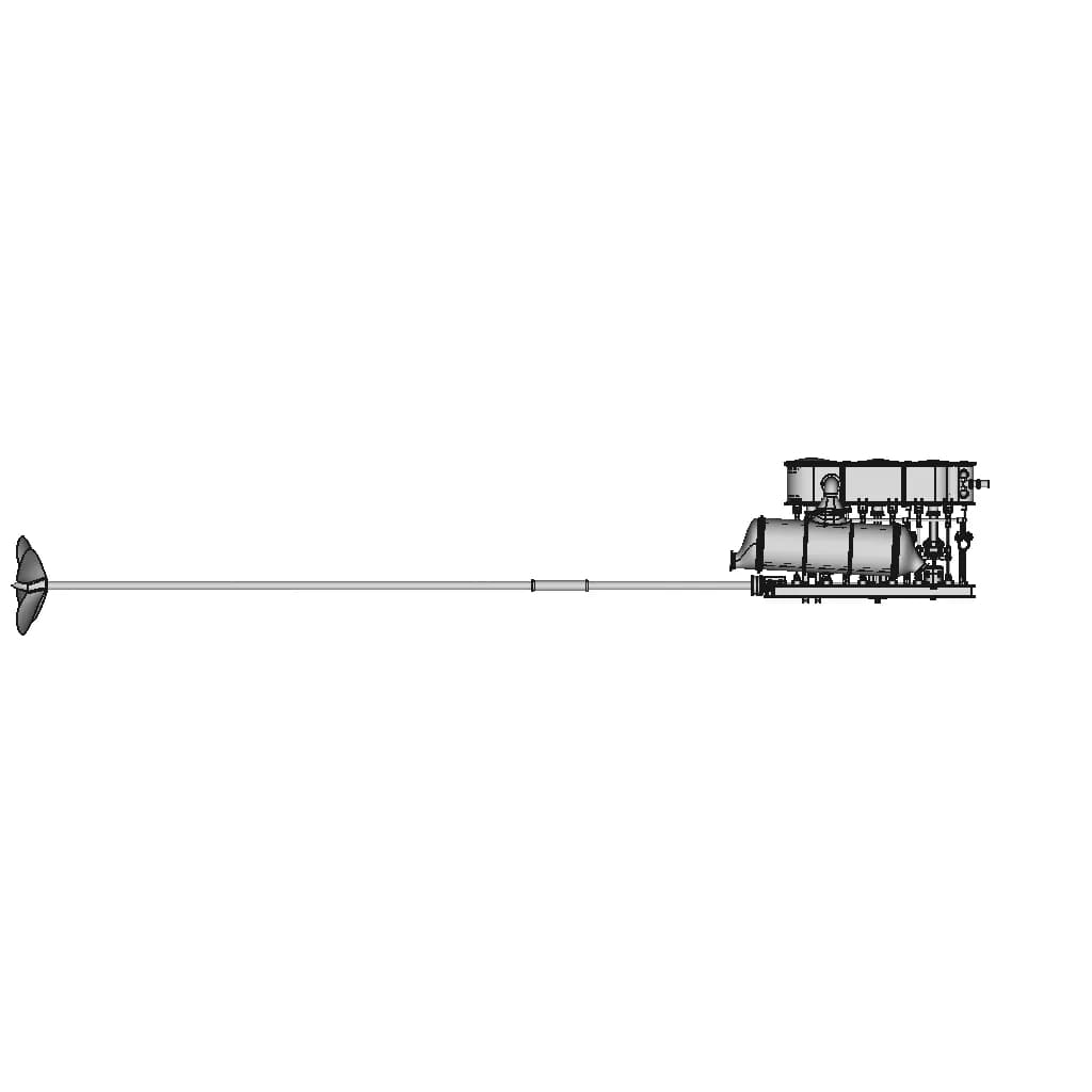 Triple Expansion Steam Engine | 3D Engineering Design File_0_90_degree_snapshot
