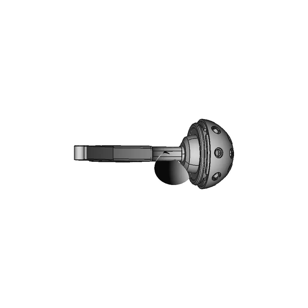 Human Hip Prosthesis – Full-Scale, High-Fidelity 3D Model | 3D Engineering Design File_90_0_degree_snapshot