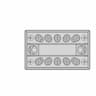 Blue Sea Systems Dualbus 100A 5 Circuit Bus Bar | 3D Engineering Design File_0_0_degree_snapshot