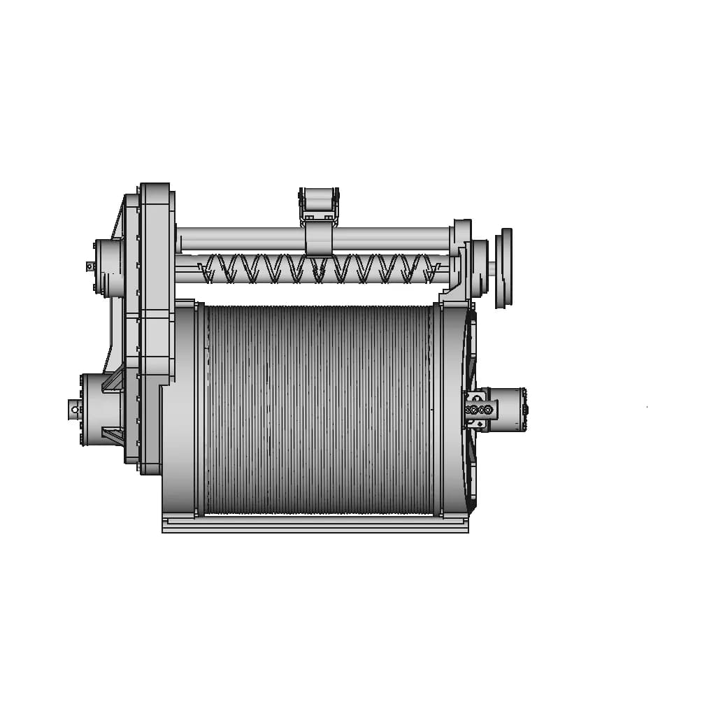Braden Winch - 20,000 Lbs Pull Force - Downloadable CAD Representation_270_0_degree_snapshot