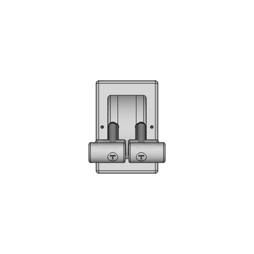 Ch4481P Top Mount Dual Lever Control - Downloadable CAD Representation