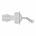 Ch4481P Top Mount Dual Lever Control - Downloadable CAD Representation_0_270_degree_snapshot