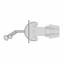 Ch4481P Top Mount Dual Lever Control - Downloadable CAD Representation_0_90_degree_snapshot