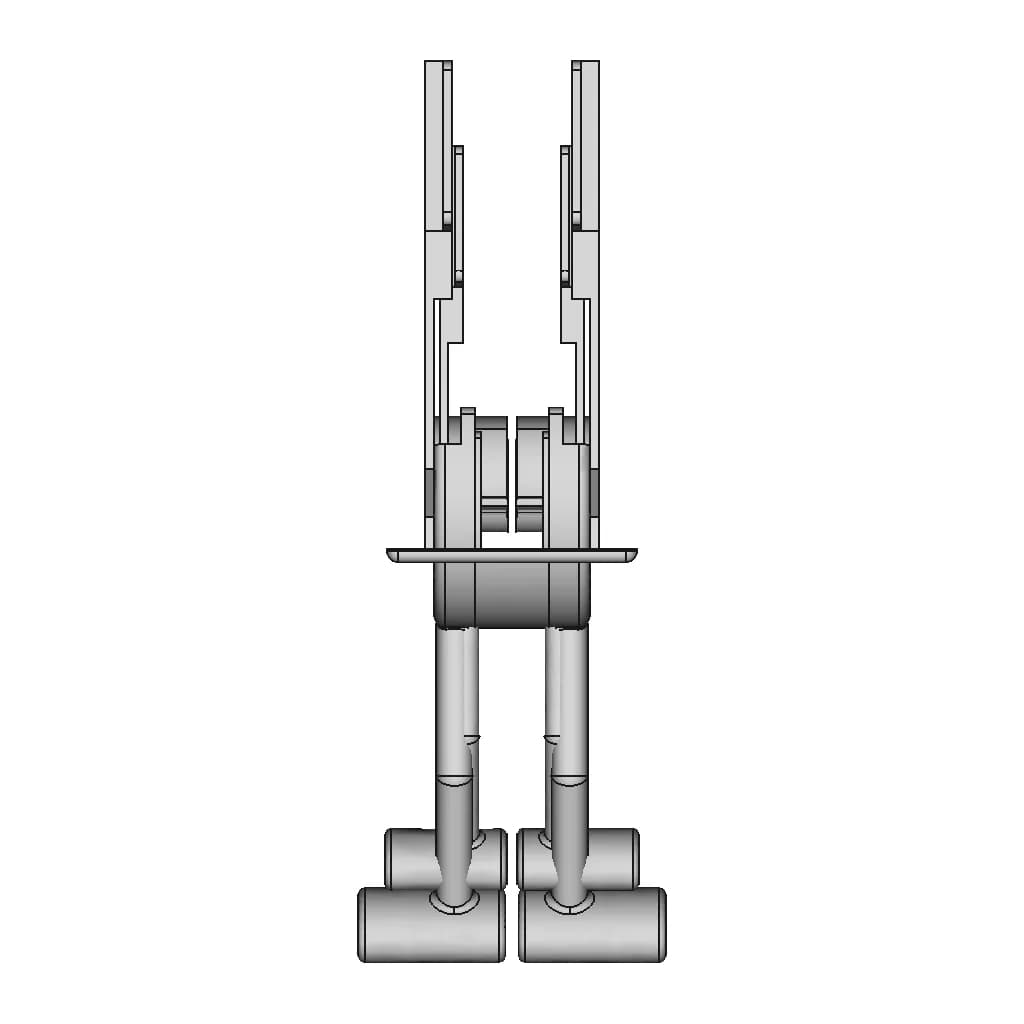 Ch4481P Top Mount Dual Lever Control - Downloadable CAD Representation_270_0_degree_snapshot