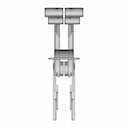 Ch4481P Top Mount Dual Lever Control - Downloadable CAD Representation_90_0_degree_snapshot