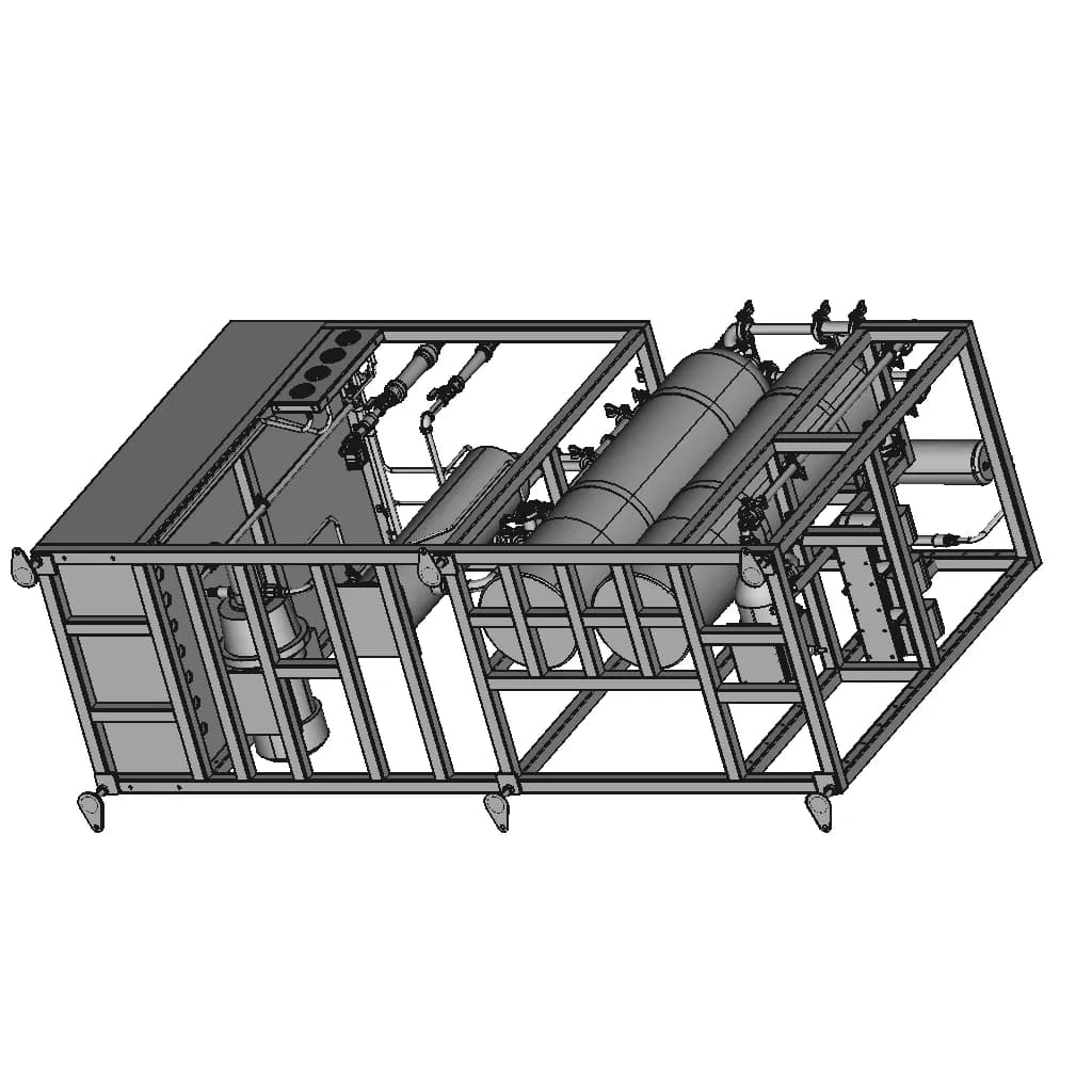 Seawater Purification Device - Downloadable CAD Representation_60_30_degree_snapshot
