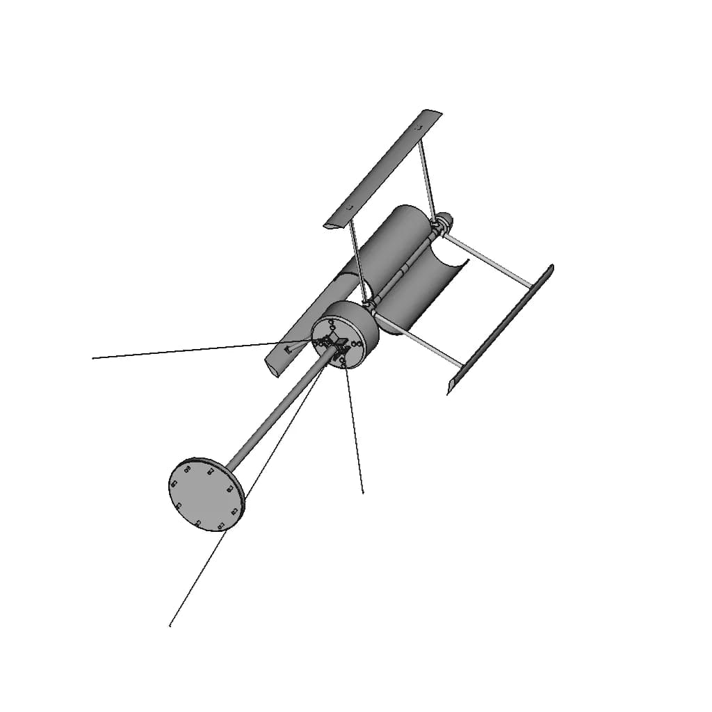 Hydrogen Powered Water Barge. | 3D Engineering Design File_60_30_degree_snapshot