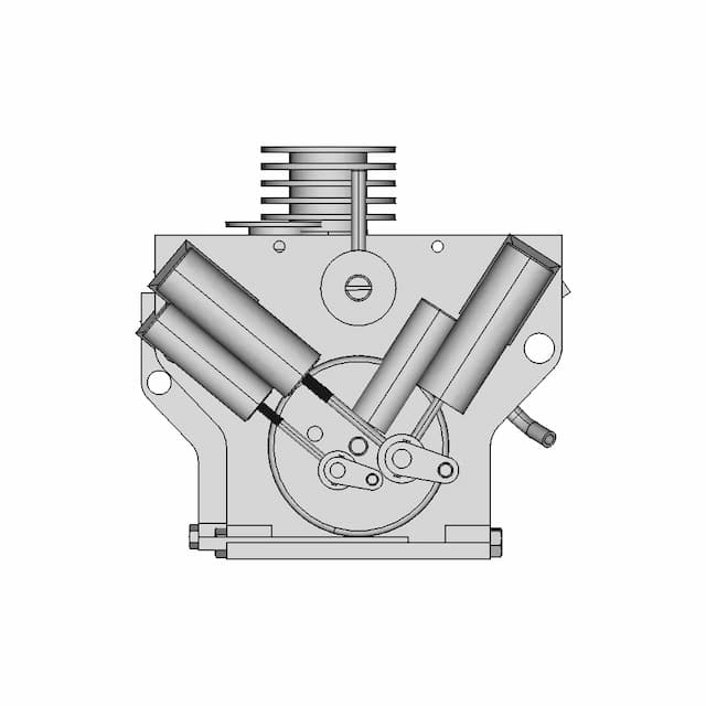 4 Cylinder Oscillating Engine - Standard Mechanical Component