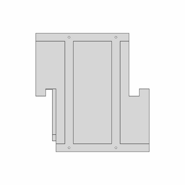 Средний Модуль В-400С | High-Quality CAD Model