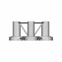 Oc4 Semi-Submersible Floating Wind Turbine Platform - Downloadable CAD Representation_0_0_degree_snapshot