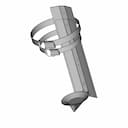 Кронштейн Под Огнетушитель / Fire Extinguisher Bracket | 3D Engineering Design File_60_30_degree_snapshot