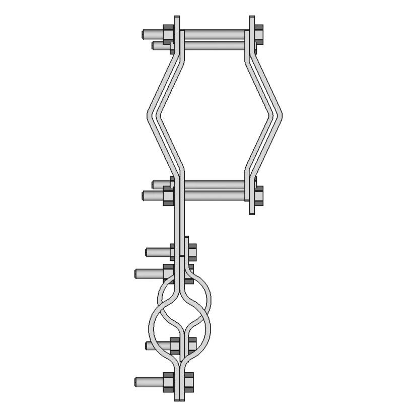 Mounting Bracket For Large Ssb Mf/Hf Antenna - Downloadable CAD Representation