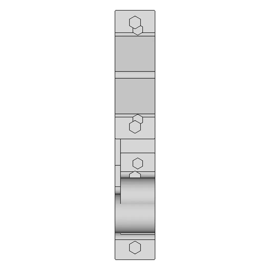 Mounting Bracket For Large Ssb Mf/Hf Antenna - Downloadable CAD Representation_0_90_degree_snapshot