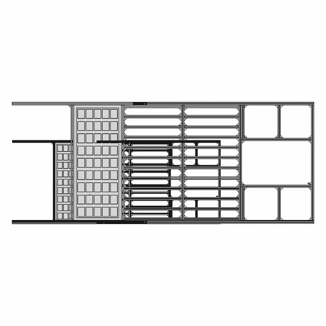 Roofrag For Fiat Ducato With Rails - Downloadable CAD Representation