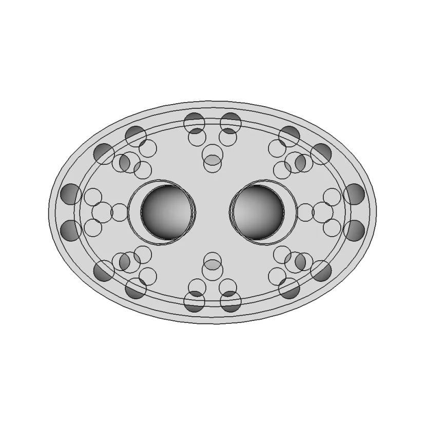 Morovski Type Through Deck Fitting - Standard Mechanical Component