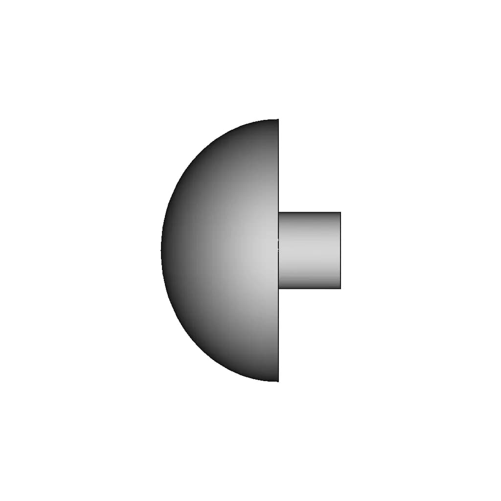Morovski Type Through Deck Fitting - Standard Mechanical Component_0_270_degree_snapshot