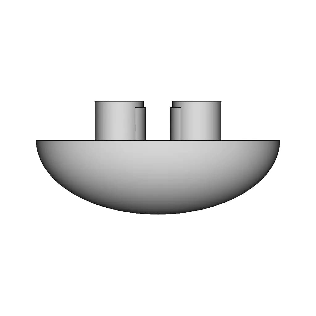 Morovski Type Through Deck Fitting - Standard Mechanical Component_90_0_degree_snapshot