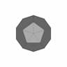 Parabiaugmented Dodecahedron | High-Quality CAD Model_90_0_degree_snapshot