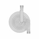 Helical Cryogenic Scavenger With Double Interlocking Rectangular Walls,Kn | High-Quality CAD Model_90_0_degree_snapshot