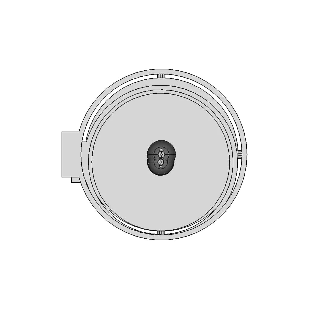 12-24V Underwater Thruster Brushless Motor 4 Blade Propeller Design | High-Quality CAD Model_0_0_degree_snapshot