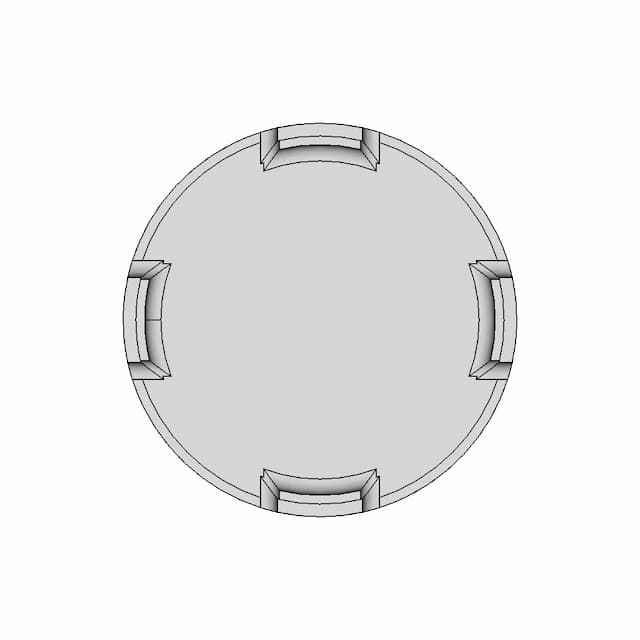 Aerator "Kantera" Removal Key | High-Quality CAD Model