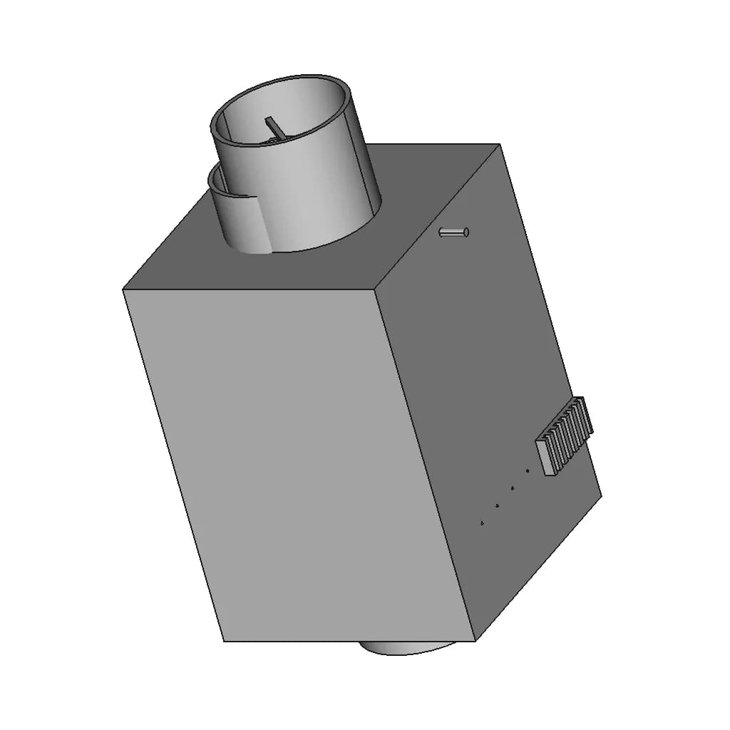 Vav (Variable Air Volume) Box - Standard Mechanical Component_60_30_degree_snapshot