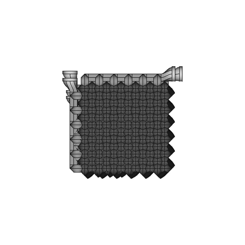 Alternate Checkerboard _ Innovative Novel Recuperator Design For Cryogenic Fluid Management System - Standard Mechanical Component_0_0_degree_snapshot