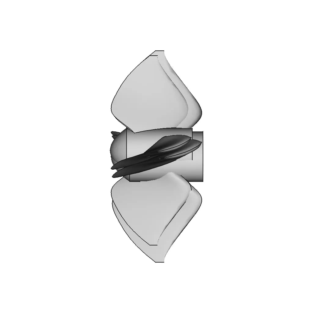 Marine Propeller - Downloadable CAD Representation_90_0_degree_snapshot