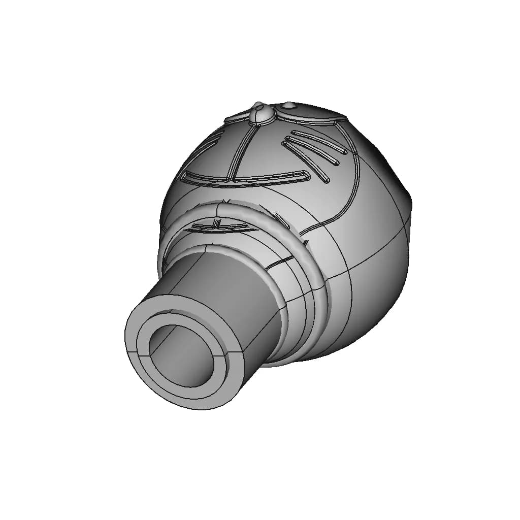 Doremon | High-Quality CAD Model_60_30_degree_snapshot